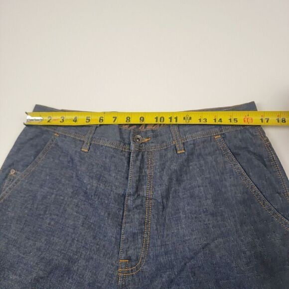 Vintage Y2K Ecko Untld Jeans Mens 34x30 Baggy Wide Leg Grunge Jnco Style Hip Hop - Picture 7 of 11